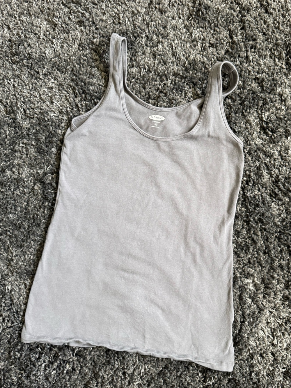 Old Navy First-Layer Tank Top, Gray- Size Small Tall